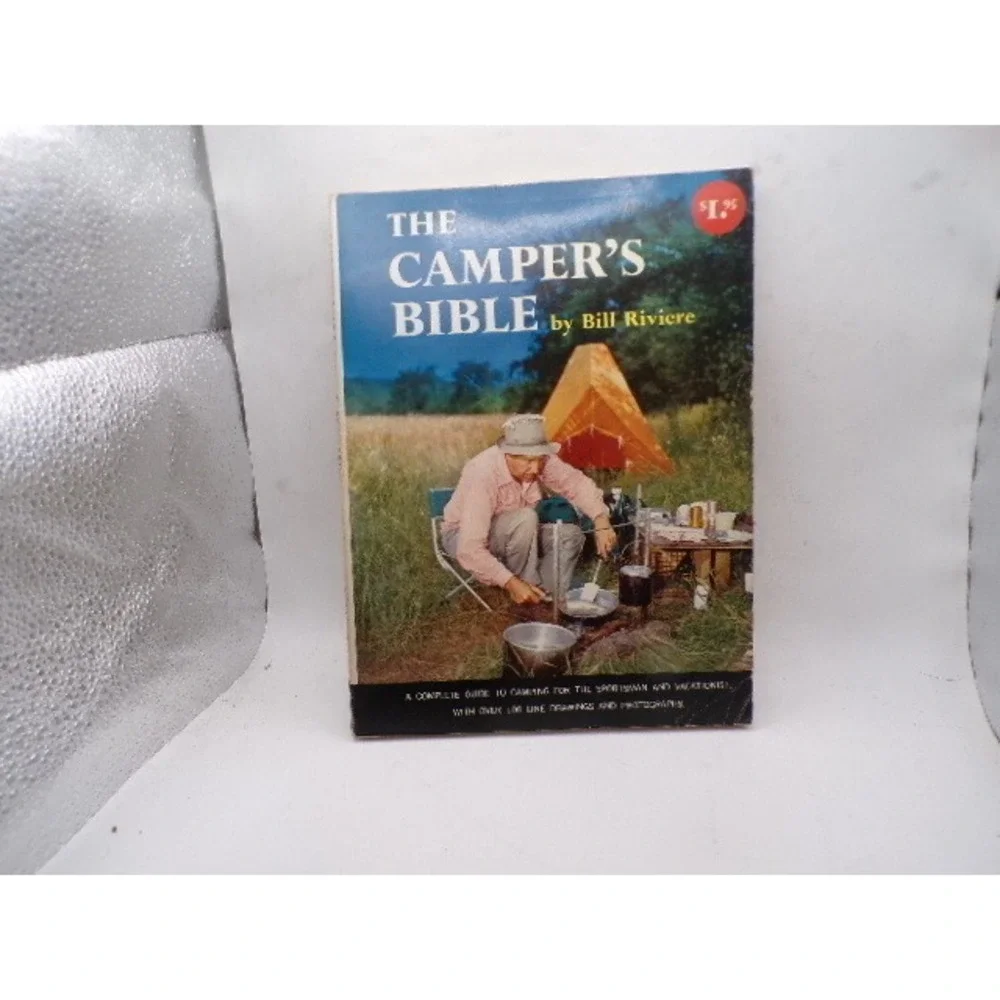 The Camper's Bible Bill Riviere Vintage 1961 Softcover Outdoor Guide Illustrated